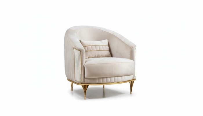 Sessel Modern Couch Sofa Relax Stoff Lounge Textil Sitzer Luxus Sitz Polyester