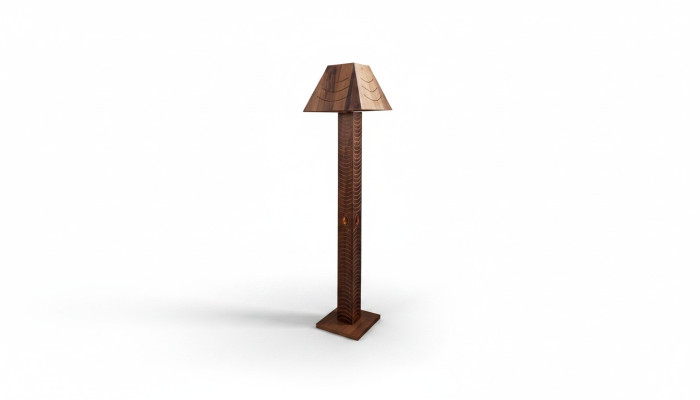 Stehleuchte Luxus Echtholz Lampe Stand Leuchten Stehlampe Leuchte Lampen Luxus
