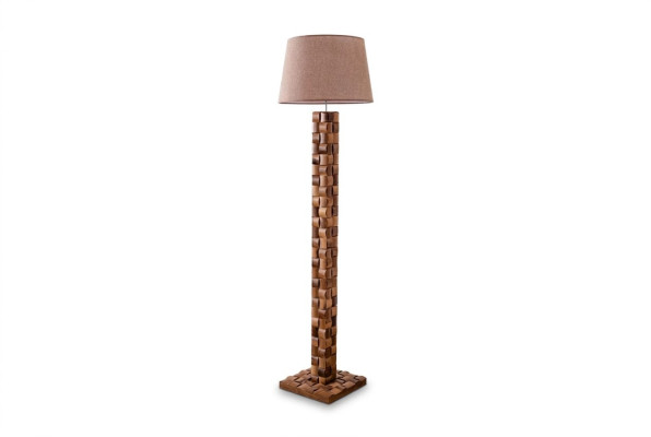 Stehleuchte Stehlampe Stand Steh Leuchten Lampen Lampe Braun Möbel Leuchte Neu