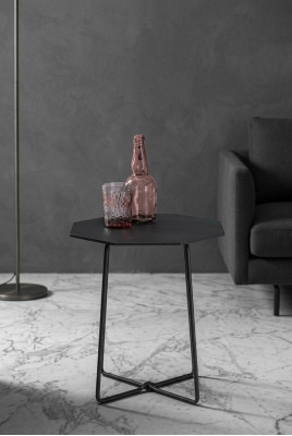 Beistelltisch Edelstahl Beistelltisch Tisch Wohnzimmer Couchtische Mattschwarzer