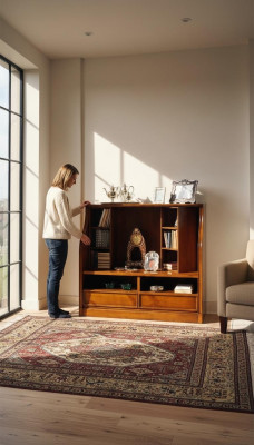 Wohnzimmermöbel Brauner tv Schrank Luxus braune Kommode Schränke Regale Holz-