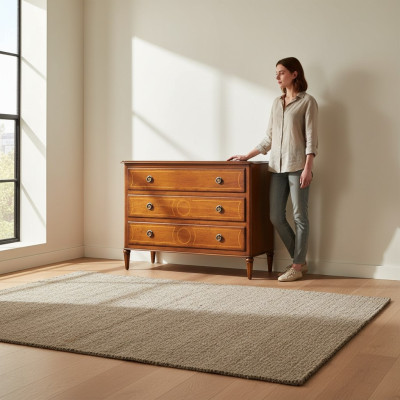 Italienische Möbel Hochschrank mit Schubladen Anrichte Kommoden Holz Neu Kommode Neu