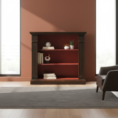 Wohnwand Schrank Holz Möbel Regale Neu Freistehend Regal Bücherschrank Mehrzweck