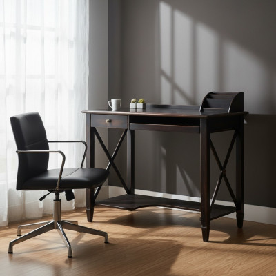 Schreibtisch Holz Büro Schreibtische Möbel Tisch Büro Computer Landhaus Echtholz