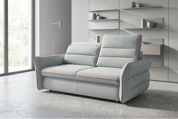 Sofa 2 Sitzer Zweisitzer Schlaf Sofa Möbel Stoff Luxus Multifunktion Couch Neu
