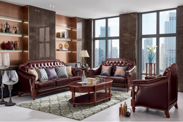 Sofagarnitur 3+2+1 Sitzer Set Design Sofa Polster Couchen Klassisch