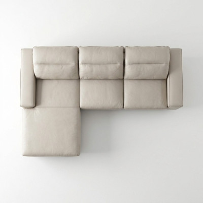 Design Ecksofa L form Couch Polster Leder Sofas Luxus Wohnzimmer Sofa