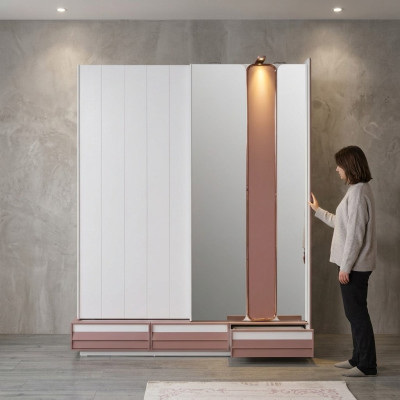 Kleiderschrank Design Möbel Kinderzimmer Weiß Schrank Schlafzimmer 