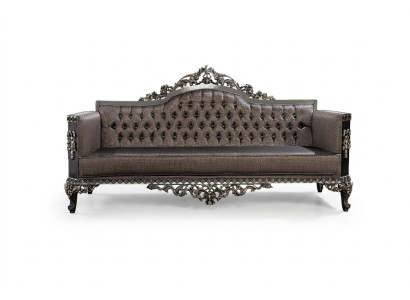 Sofas 3 Sitzer Textil Big Möbel Wohnzimmer Klassisch Neu Sofa Polyester Couch