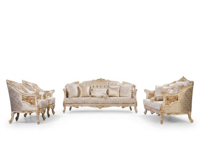 Luxus Sofa Chesterfield Set Sofagarnitur 3+3+1+1Sitzer Designer Gruppe 4tlg. Neu