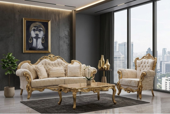 Sofa Set 31Sitzer Sofas mit Couchtisch Designer Sofas Wohnzimmer Designer Möbel