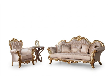 Sofagarnitur 3+1 Sitz Couch Polster Möbel Set Garnitur Klassische Sitzmöbel