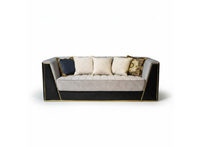 Medusa Sofa Couch Dreisitzer Couchen Polster Möbel Wohnzimmer Stoff