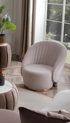 Sessel Relax Stuhl Lehnstuhl Stühle Polster Einsitzer Möbel Stoff Textil