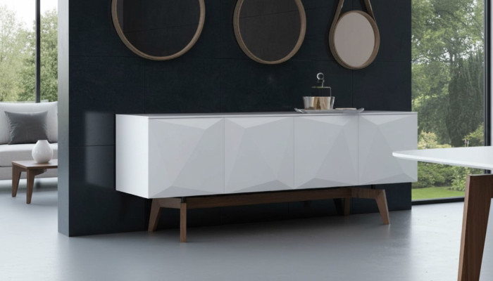 Weißes Sideboard Mit Stauraum Esszimmermöbel Luxus Holzmöbel Modern