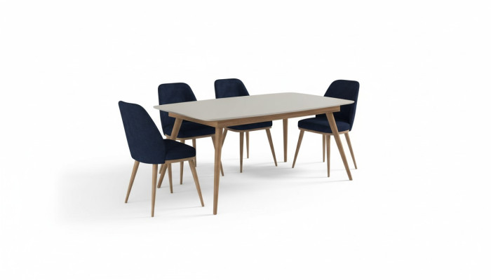Essgruppe Luxus Tisch Mit Stühlen Esszimmermöbel Moderner Esszimmerset