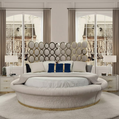 Luxus Bett 2x Nachttisch Set Betten Doppelbett Schlafzimmer Hotel Ehe 3tlg.