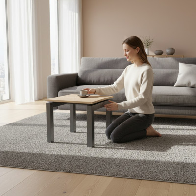 Rechteckiger Kleiner Couchtisch Designer Beistelltisch Luxus Holzmöbel