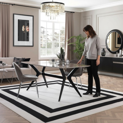 Luxus Esszimmer Esstisch Loft Design Tisch Möbel Einrichtung
