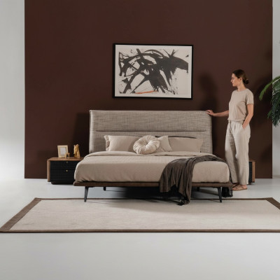 Italienische Schlafzimmer Bett 2x Nachttisch 3tlg. Luxus Stil Modern