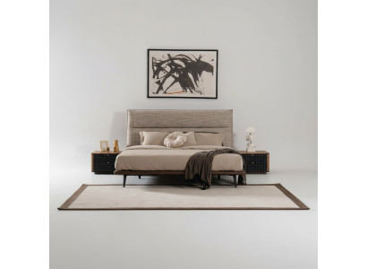 Italienische Schlafzimmer Bett 2x Nachttisch 3tlg. Luxus Stil Modern