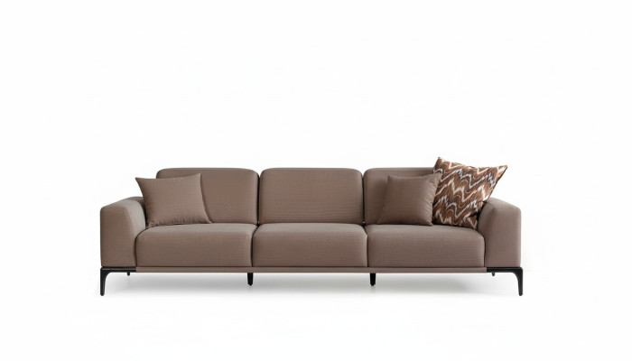 Wohnzimmer Dreisitzer Sofa 4 Sitzer braun Sofas Neu Couch Luxus neu