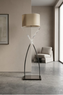 Stehlampe wohnzimmer Stehleuchte aus Metall neu Schlafzimmer