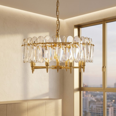 Kronleuchter neu Hängeleucht Pendelleuchte Wohnzimmer gold Modern