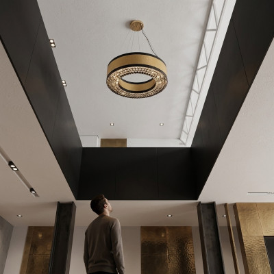 Kristall Deckenleuchter Wohnzimmer Beleuchtung Luster Lampe Leuchte Luxus