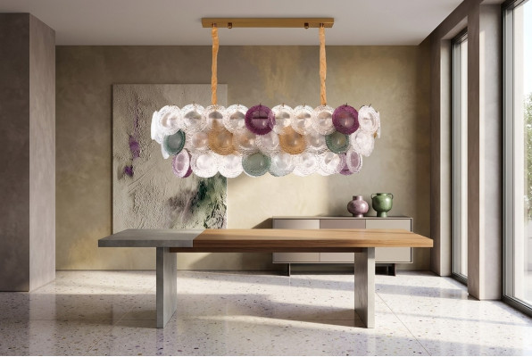 Kronleuchter Moderne New Deckenleuchte Wohnzimmer Gold Crystal