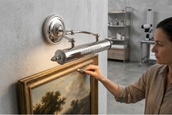 Luminária de parede elegante para a sala de estar com base metálica luxuosa