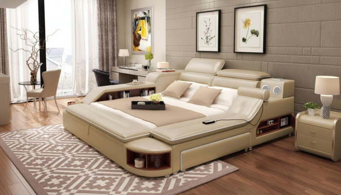 Multifunktion Bett Moderne Hotel Betten Doppelbett USB Sound 180x200