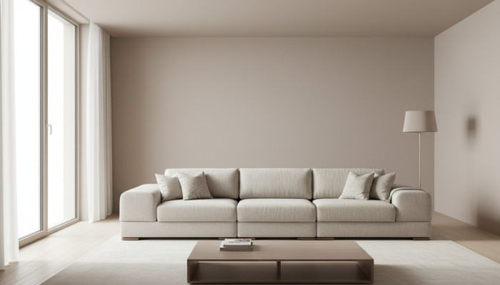 Gemütliche Couch Sofa Big Sofas Couchen Weiche Sitz Möbel 350cm Stoff