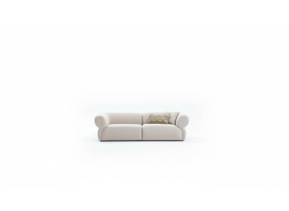 Sofa Couch Polster Möbel Dreisitzer 3 Sitzer Modern Design Couch Beige
