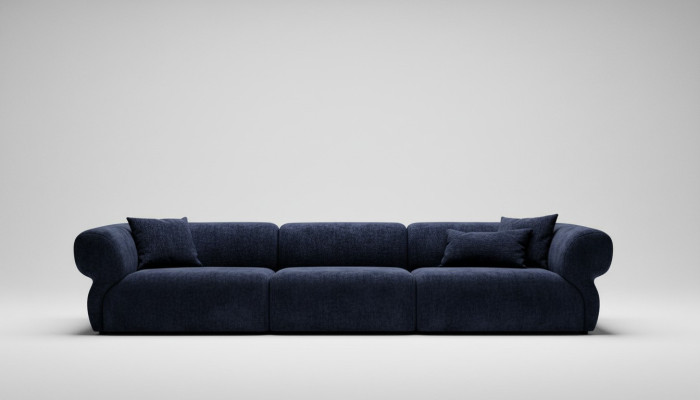 big Sofa Couch 5 Sitzer Italienische xxl Couchen Sofas Möbel Textil