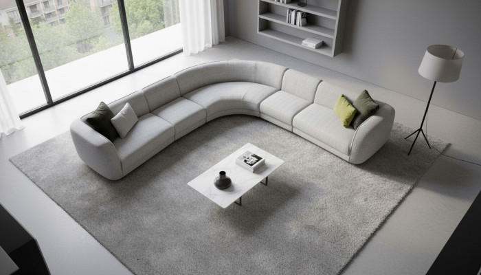 Wohnzimmer Ecksofa Luxus L-Form Sofa Moderne Sitzecke Loungesitzgruppe