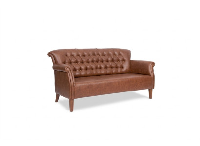 Luxus Dreisitzer Chesterfield Couch Braun Sitzmöbel Moderne Sofas
