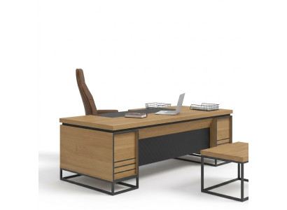 Arbeitszimmer Holztisch Chefscreibtisch Computertisch Officemöbel