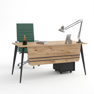 Arbeitszimmer Schreibtisch Büro Computertisch Tisch Computermöbel