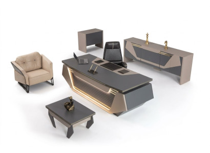 Designer Couchtisch Holz Arbeitszimmer Neu Büro Einrichtung Tisch