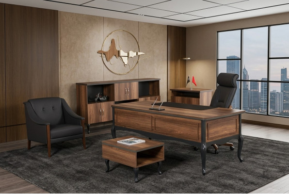 Arbeitzimmer Couchtisch Büro Einrichtung Beistelltisch Neu Office
