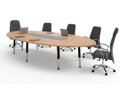 Konferenztisch Designer Büro Arbeit Zimmer 220x110 Möbel Tisch Moderner