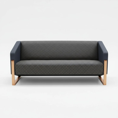 Sofa 2 Sitzer Luxus Möbel Couch Modern Designer Arbeitzimmer Büro Möbel