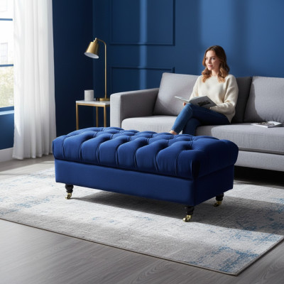 Luxus Hocker Sitzbank Design Chesterfield Relax Hocker Modern Sitz Fußhocker