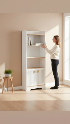 Regal Schrank Bücherregal Schränke Mehrzweck Möbel Braun 180x60x30