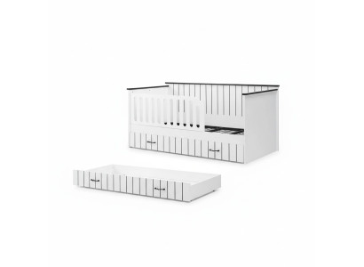 Modernes Möbel Design Kinderbetten Betten Bett weiß Kinderzimmer neu