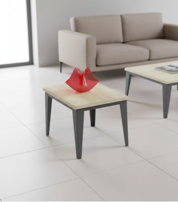 Designer Luxus Brauner Couchtisch Ablage Holzmöbel Moderne Büromöbel