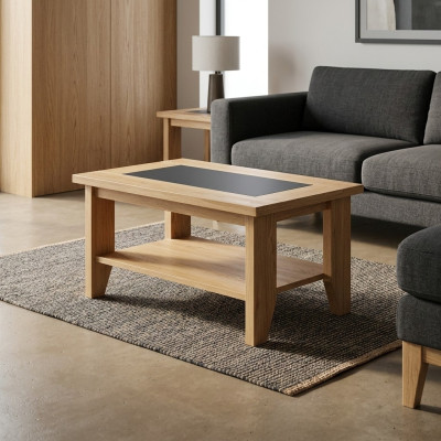 Brauner Couchtisch Designer Holz Möbel Wohnzimmer Designer Büro Tisch