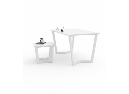 Weißer Moderner Couchtisch Holzmöbel Exklusiver Arbeitszimmer Stil Tisch Weißer Moderner Couchtisch Holzmöbel Exklusiver Arbeitszimmer Stil Tisch