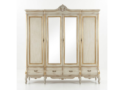 Weißer Luxus Kleiderschrank Massivholz Möbel Schlafzimmer Schränke Schrank Weißer Luxus Kleiderschrank Massivholz Möbel Schlafzimmer Schränke Schrank